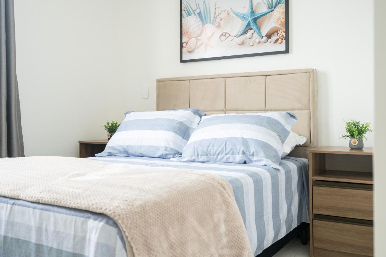 Apartamento Com Vista Mar, Ar-Condicionado, Wi-Fi Condominio Com Piscina, Quadra De Esportes Playground Infantil A 15 Minutos Do Beto Carreiro Picarras Bagian luar foto